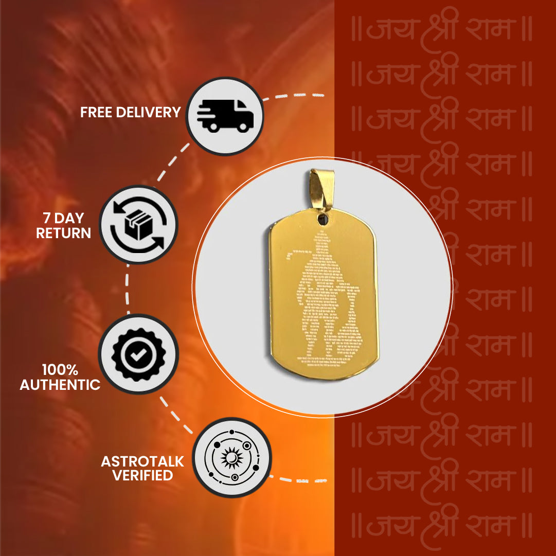 Divine Hanuman Chalisa Pendant 🙏